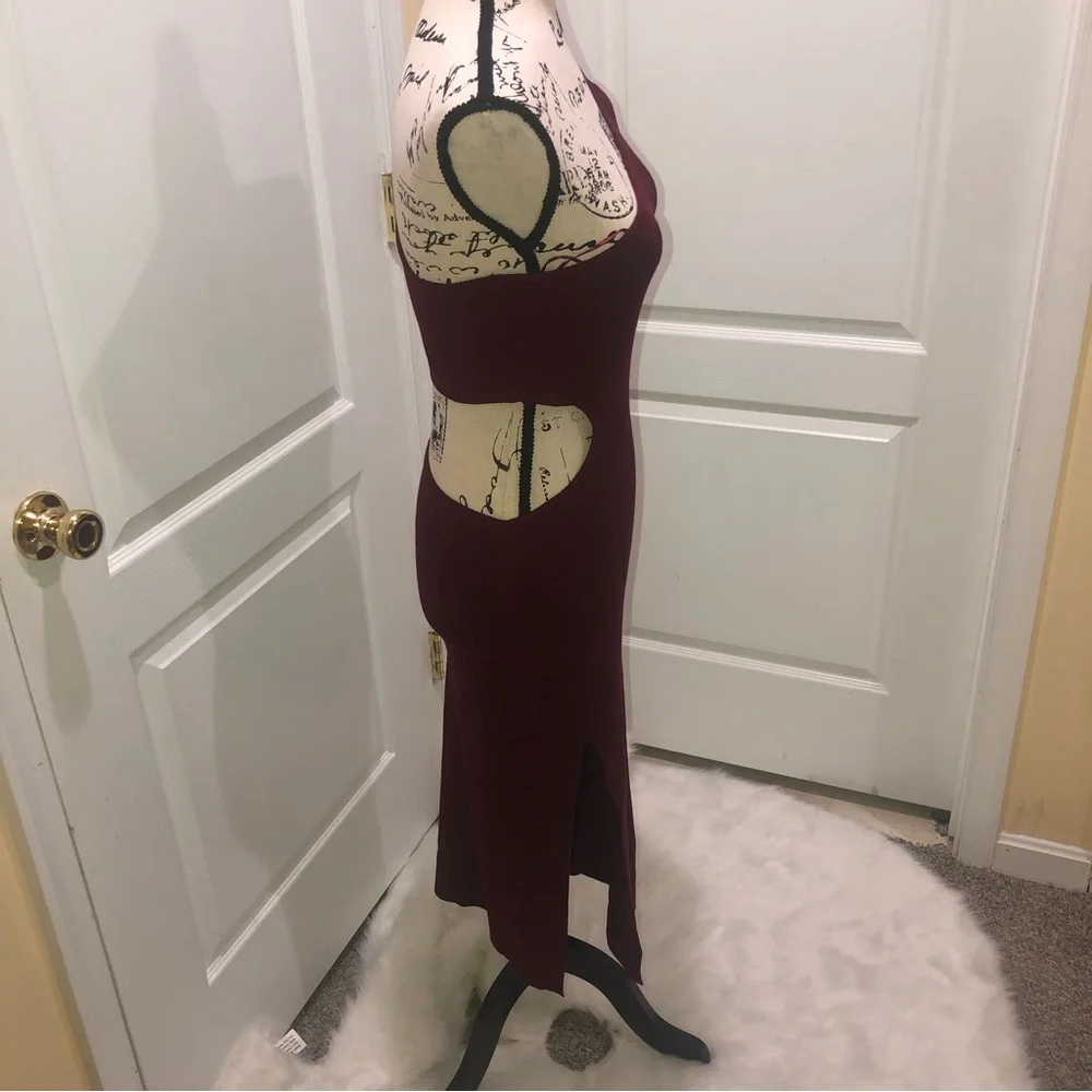 One Shoulder Sweater Dress- size large- NWT $35 - Picture 5 of 7